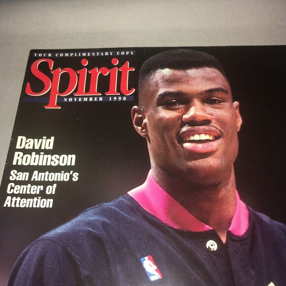 NBA Magazine David Robinson Spirit Official Magazine Southwest Airlines 1990 - Picture 8 of 12